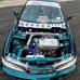 NEW CARBON FIBER EXTENDED GRILLE FOR 94-01 INTEGRA