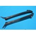 CARBON FIBER A PILLAR COVERS FIT 99-04 MUSTANG COUPE