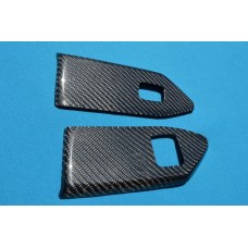 CARBON FIBER WINDOW SWITCH COVERS FITS 05-09 MUSTANG'S